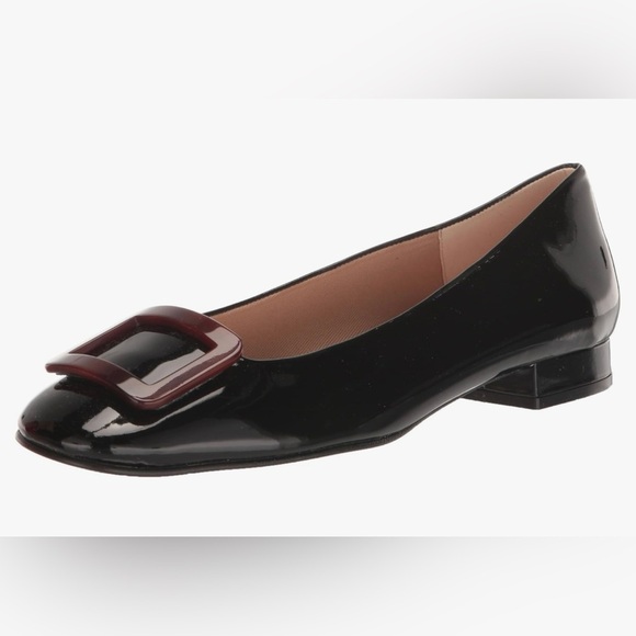 NEW, French Sole FS/NY Womens Leather Drum2 Ballet Flats Buckle Accent Size 8 - Picture 3 of 14